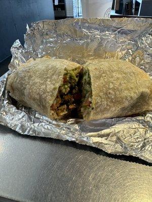 Chicken & Asada Burrito