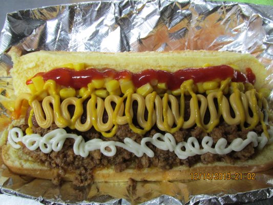 Caribbean Style Hotdog