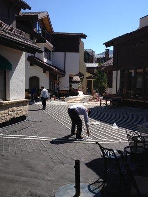 Snowmelt Installation