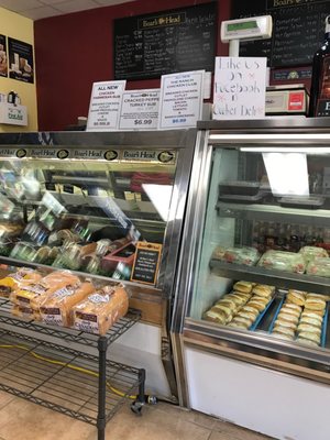 Deli meats, pre-made salads , sandwiches, sides, and dinners to go!