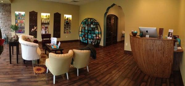 As you walk into our salon, this is where your beauty journey begins.