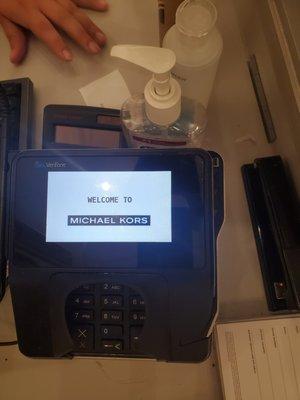 Verifone credit card system installation