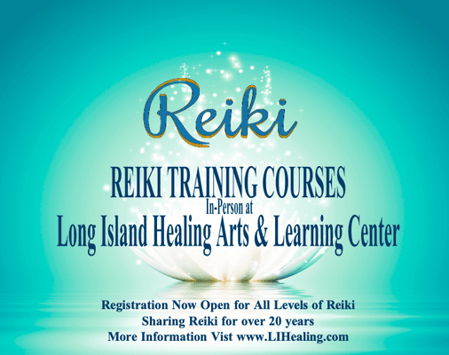 Reiki Training . All Levels of Reiki Classes. Teaching Reiki for over 20 years. LIHealing.com