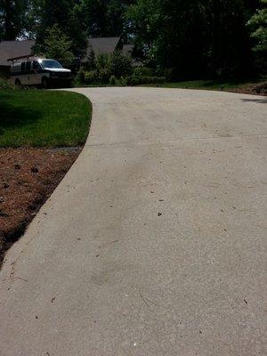 The bonus, aside from health benefits is a driveway with curb appeal!