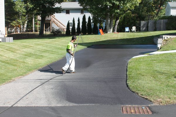 Sealing the other driveway