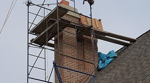 brick chimney construction