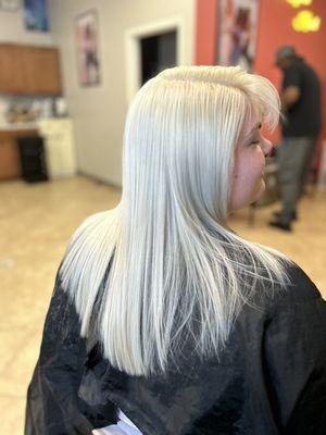 Platinum root retouch after