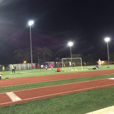 Tuesday, Thursday & Saturday night pickup soccer!