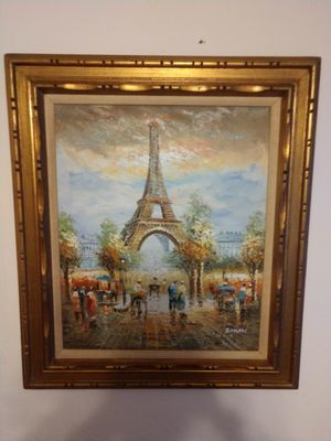 2ND PAINTING I USED RECENTLY IN 05/07/23 ON A PAINTING I FRAMED FOR MY LIVING ROOM OF THE EIFFEL TOWER