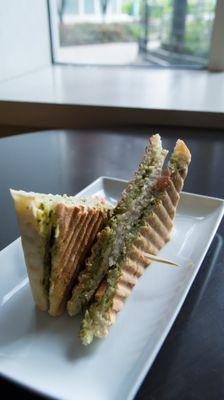 Chicken pesto panini