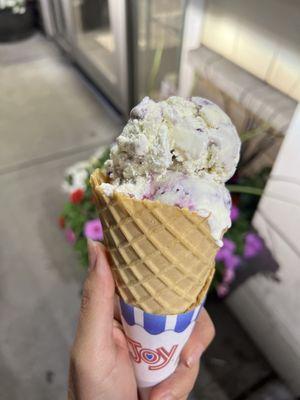 Blueberry crumble! My current favorite flavor