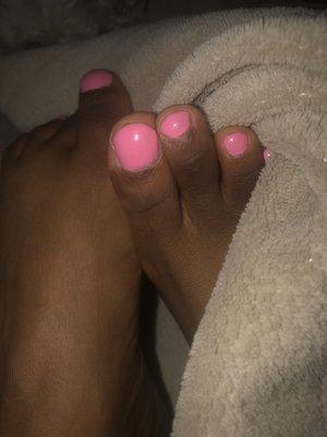 Pearl pedi! opi pink