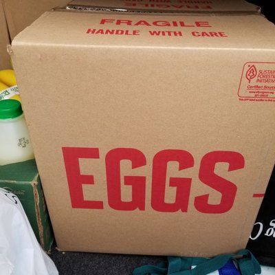 15 dozen eggs