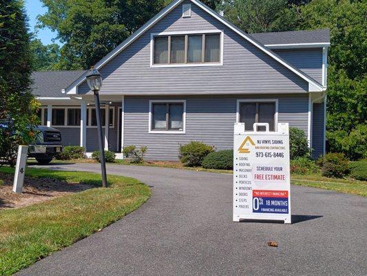 Check out this beautiful siding installation in Rochelle Park, Monogram by Certainteed, we have new siding and windows and doors trim