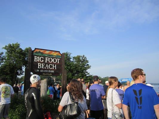 Big Foot Beach sign