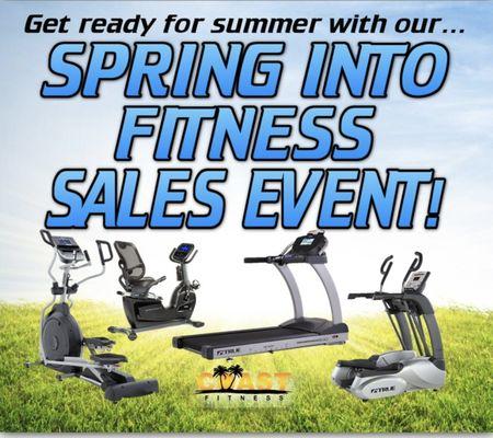 Spring into fitness sale! Exercise equipment on sale. Riverside and Orange County ca