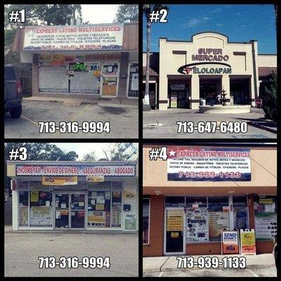 4 locations for your convenience