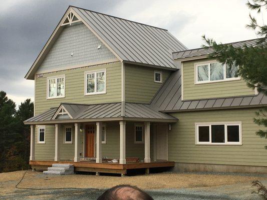 A Net Zero Ready BrightBuilt Home, built by RH Irving Homebuilders.