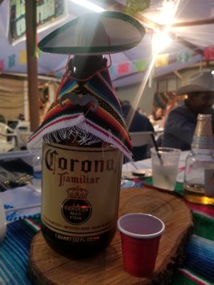 The only place in town that has a Corona familiar and shot for happy hour!