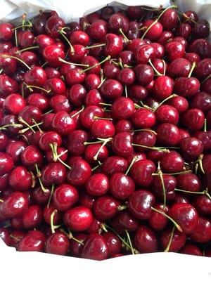 Fresh box of cherries!!