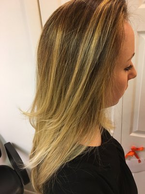 Blonde balayage by Casey!