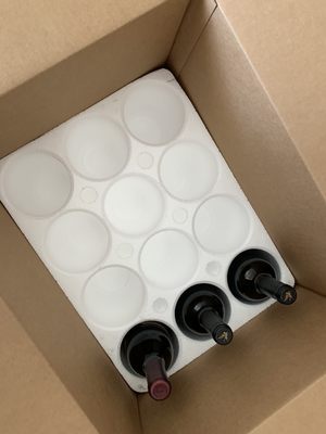 Packaging, with 9 bottles removed