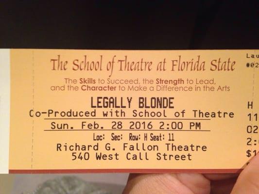 Legally Blonde (the musical)