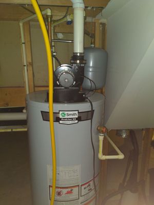 Water heater replacement.