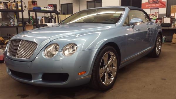 08 Bentley Continental GTC Platinum Package Plus Paint Sealant