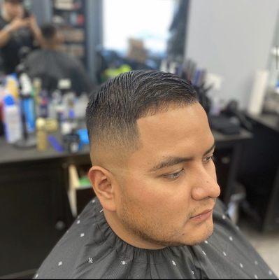 Medium skin fade