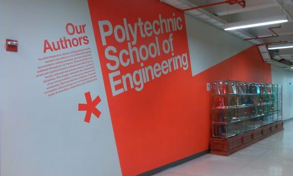 Poly school of Engineering wall.