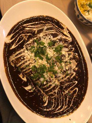 Enchiladas De Mole Negro Oaxaqueo