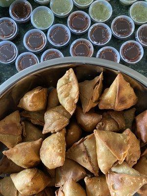 Try our Samosas, it's the best selling Indian food in our store.