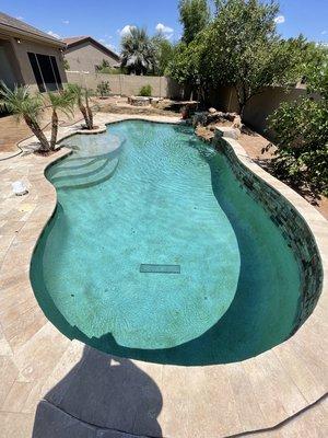 After! We fix green pools!