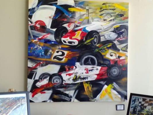 Yes, it's Speedway so of course you'll find Artwork for race fans too.