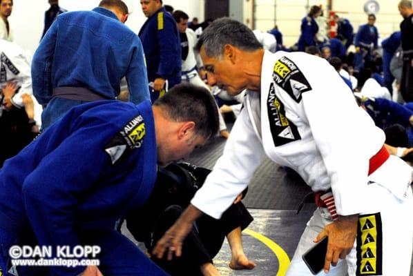 Alliance Jiu Jitsu Master Jacare teaching a class at our Schaumburg gym.