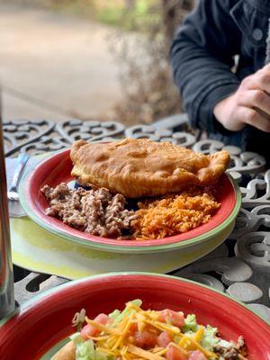 Stuffed sopapilla