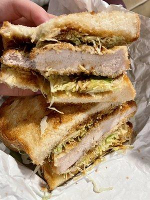 Pork katsu sando