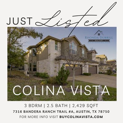 Just Listed in the gated Colina Vista Neighborhood in Four Points.