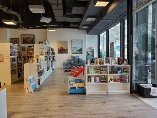 Come visit our kid section, stay and play or pick out some new picture books.