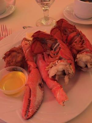 Lobster dinner at the Lobster Festival 2014