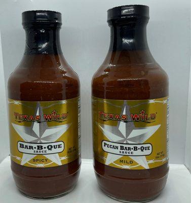 Texas Wild® makes 2 flavors of barbecue sauces. SPICY & PECAN