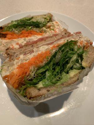 Vegan Chicken Cubano Baguette