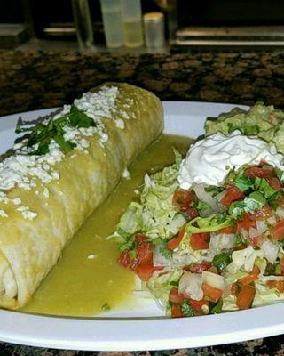 This burrito is like a hugee enchilada!... i love it!