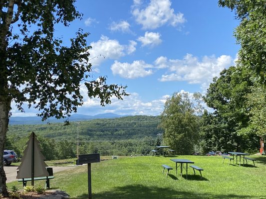 View from dining porch at Windy Ridge.