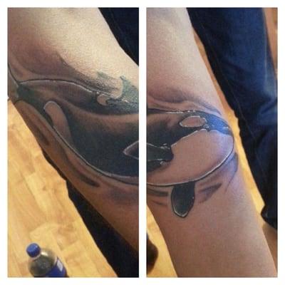 My orca whale, done by Tater Tot! Love it :)