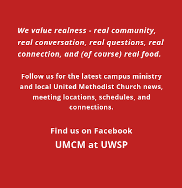 Find us on Facebook, live Sunday Servies each Sunday at 10:30 AM Central Time. St. Paul's UMC Stevens Point