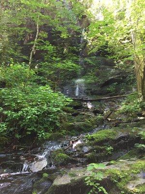 Hidden waterfall hike - on the property!