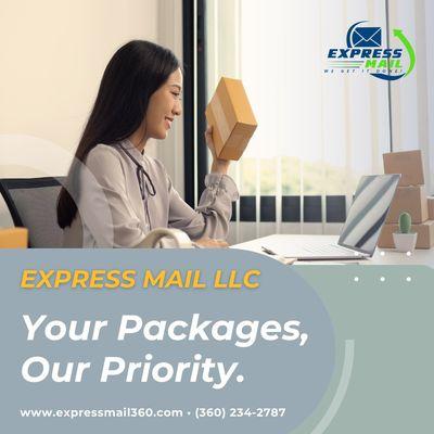 Your packages are our priority. Trust Express Mail to handle your shipments with care and efficiency, no matter the carrier.