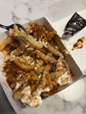 Fries NOT cooked after asking for crispy fries and no bacon burger.